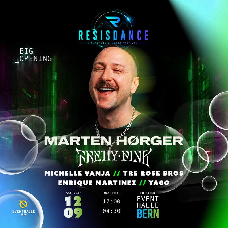 RESISDANCE presents    MARTEN HØRGER  &  PRETTY PINK